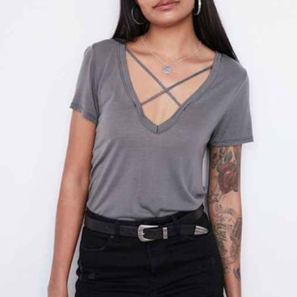 Project social t cross front shirt